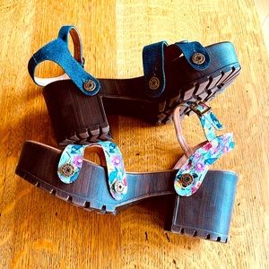 Galibelle platform sandals size 10